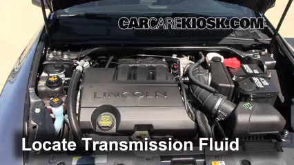 2011 Lincoln MKS 3.7L V6 Líquido de transmisión Controlar nivel de líquido